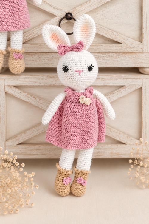 AMIGURUMI TEJIDO CROCHET - CONEJA