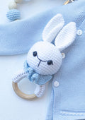 SONAJERO TEJIDO CROCHET - CONEJO