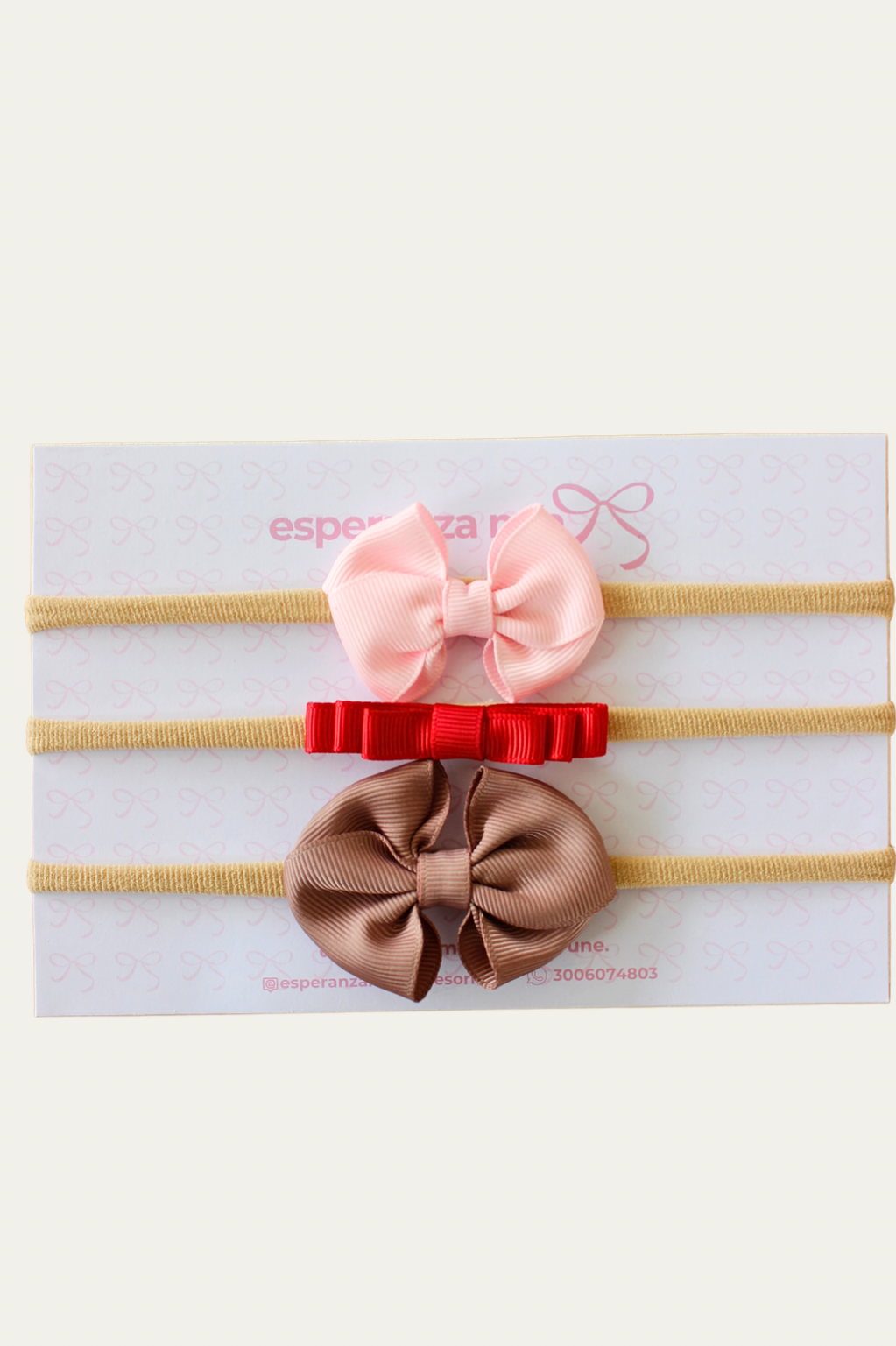 KIT DE BEBÉ. TRIO DE CINTILLOS