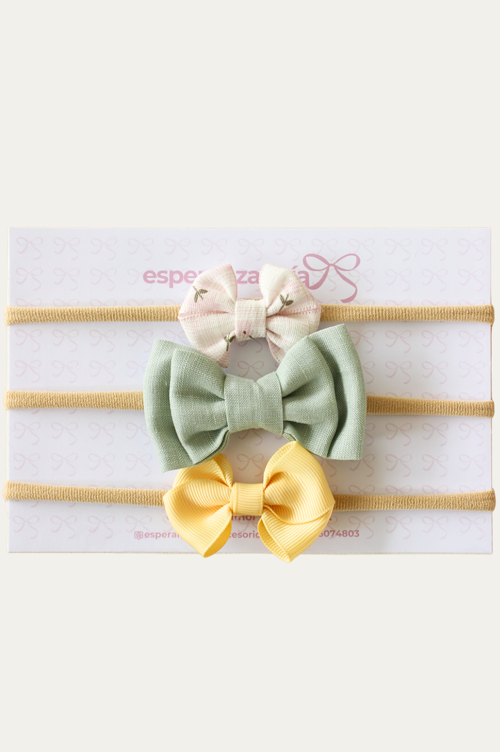 KIT DE BEBÉ. TRIO DE CINTILLOS