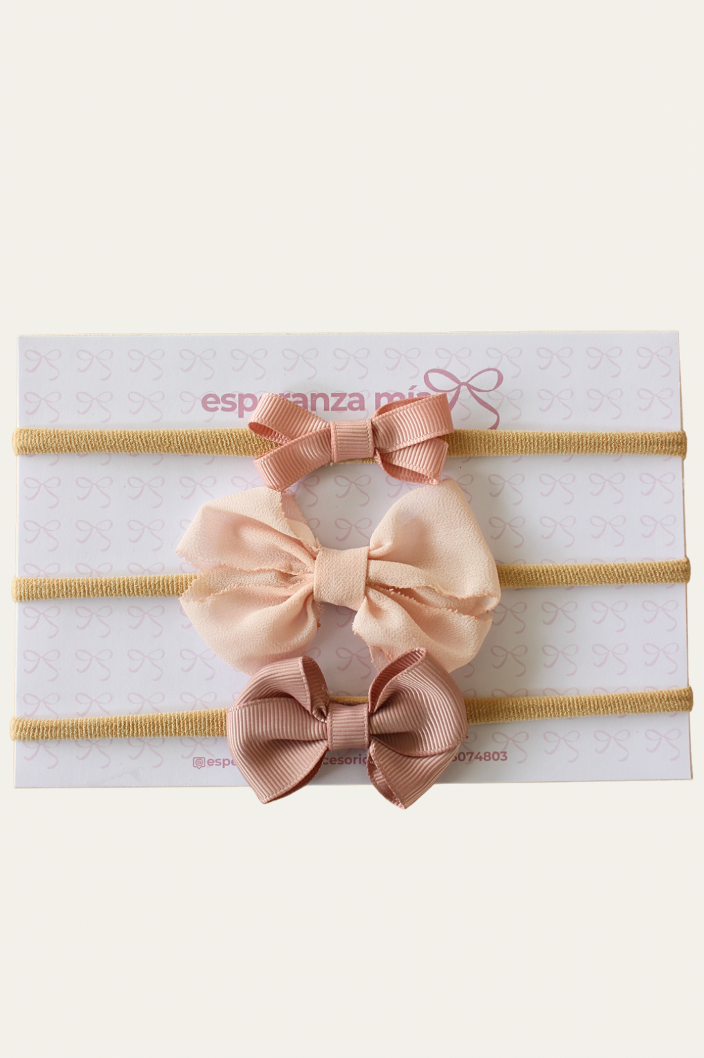 KIT DE BEBÉ. TRIO DE CINTILLOS