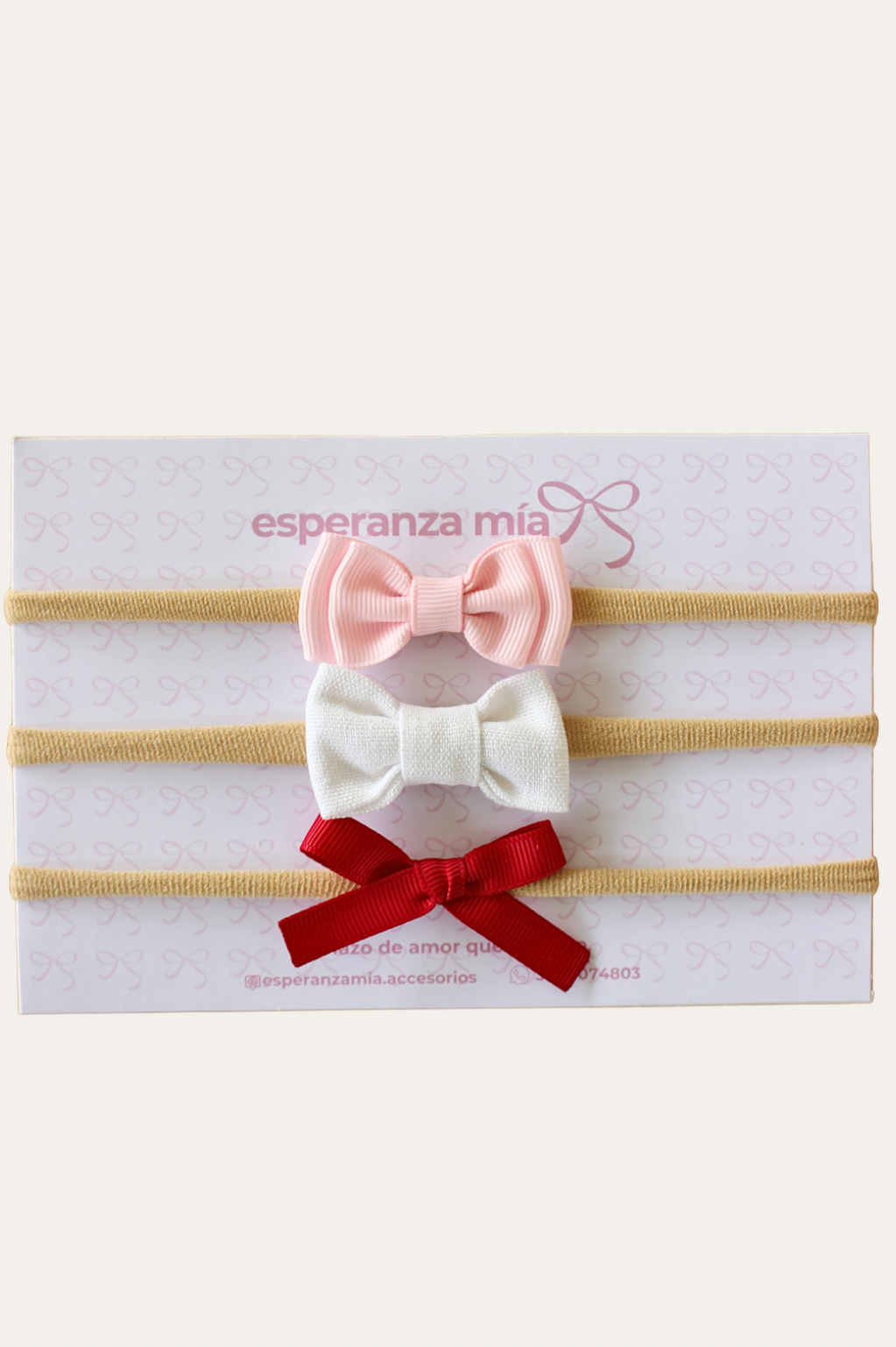 KIT DE BEBÉ. TRIO DE CINTILLOS