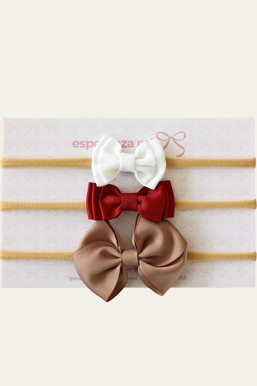 KIT DE BEBÉ. TRIO DE CINTILLOS